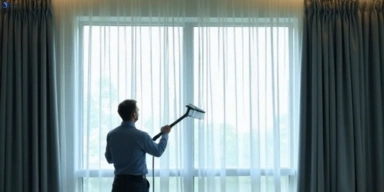 Commercial drapes cleaning service rochedale hotels offices