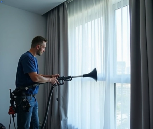 Professional drapes cleaning process tools Matty Curtain Cleaning rochedale